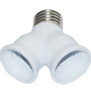 ADAPTADOR E27/ 2 X E27